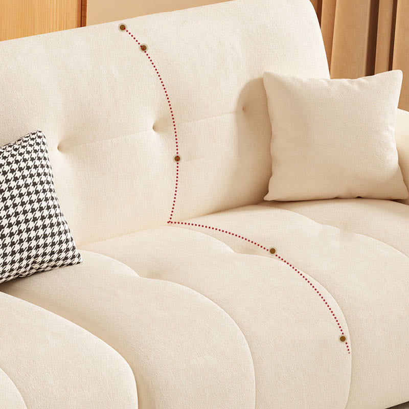 White Performance Fabric Sofa