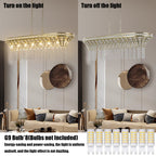 Island Light Crystal Ceiling Chandelier Kitchen - image 4