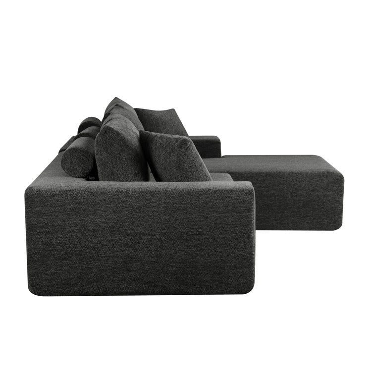 Compression Upholstered Installation-Free Sofa Chaise