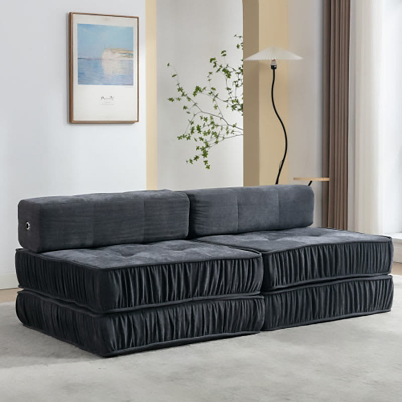 Convertible Installation-Free Compression Folding Sofa Bed