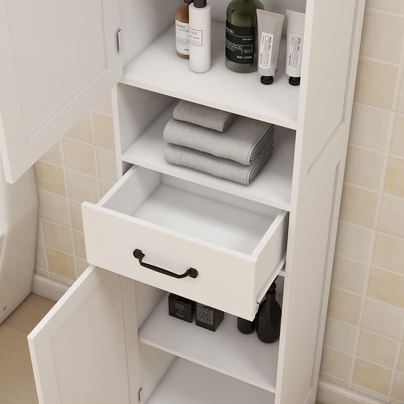 Bathroom Tall Standing Cabinet Bedroom Storage