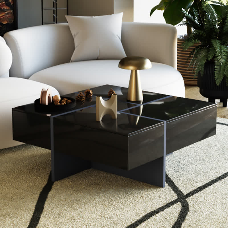 Extendable Coffee Table Square Cocktail Table