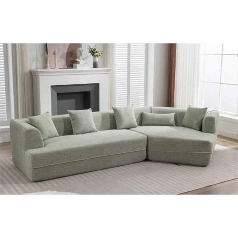 Living Room Installation-Free Compression Upholstered Sofa