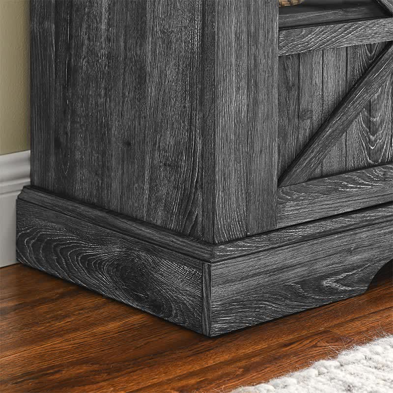 60" Electric Fireplace Farmhouse Sideboard - image 12