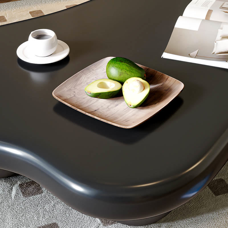 Black Cloud Round Edge Coffee Table