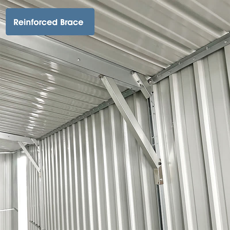 Industrial Heavy-Duty Metal Garage Shed - image 18