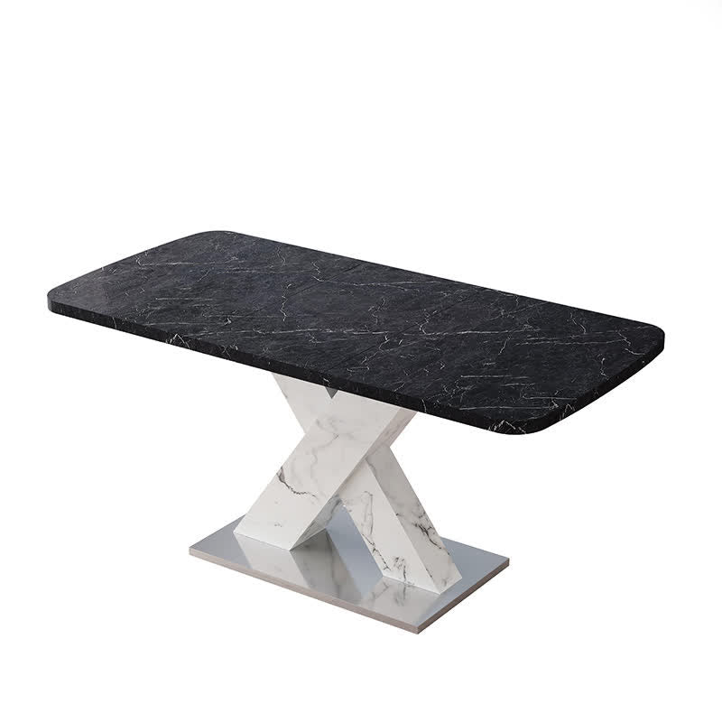 Rectangular Dining Table Stretchable Tabletop - image 13