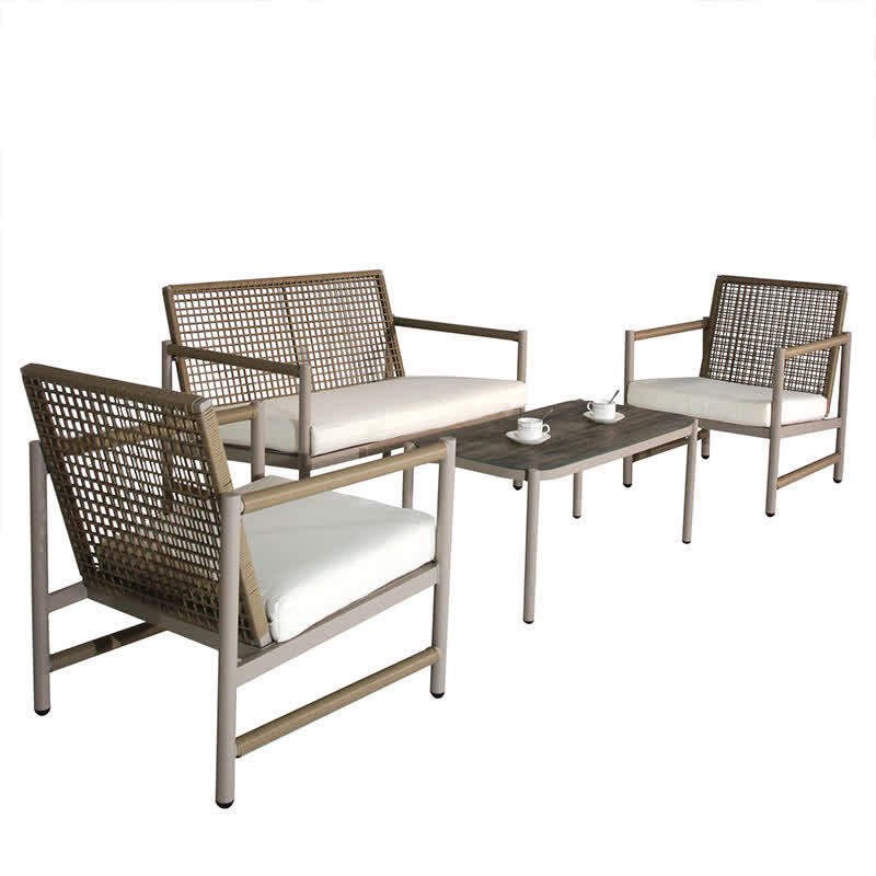 Table Chairs 4-Seaters Patio Furniture Set