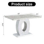 Modern Luxury Rectangular Dining Table - image 2
