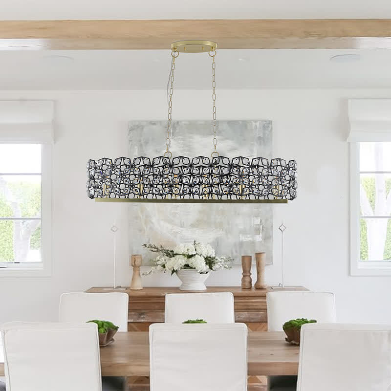 Crystal Ceiling Chandelier Luxury Light Fixture