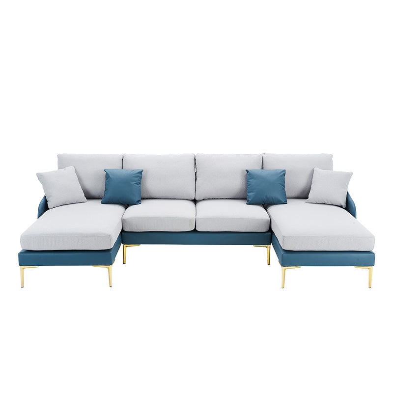 Upholstered Sectional Sofa Chaise Lounge Chair