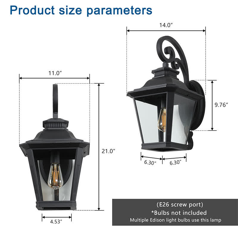 Large Outdoor Wall Sconce Lights