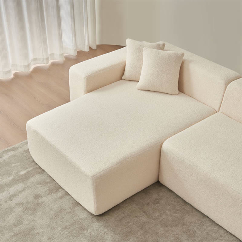 Modular L-shaped Installation-Free Compression Sofa