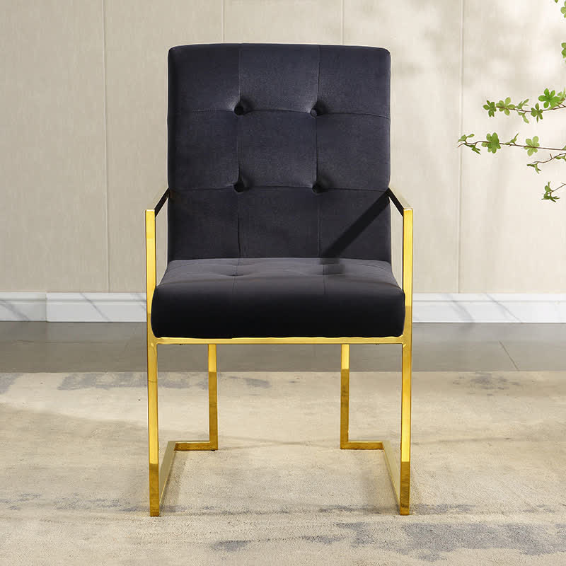 Soft Velvet Dining Arm Chair