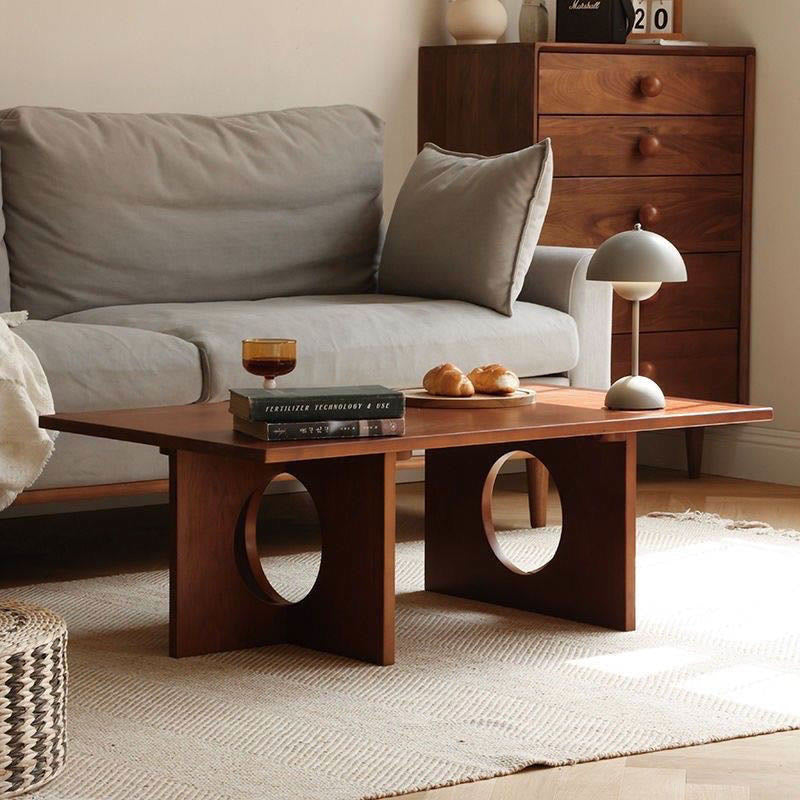 Special Shaped Solid Wood Coffee Table