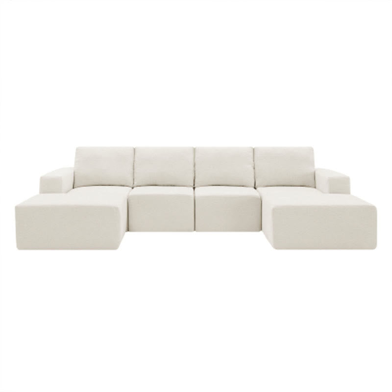 U-Shaped Sectional Installation-Free Compression Sofa