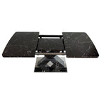 Rectangular Dining Table Stretchable Tabletop - image 1
