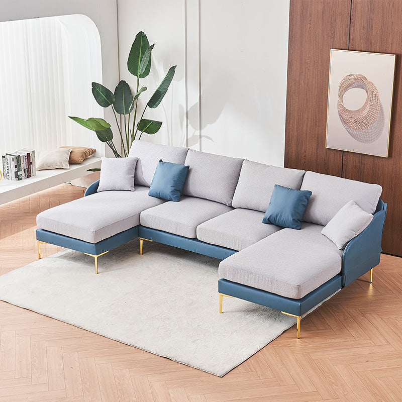 Upholstered Sectional Sofa Chaise Lounge Chair