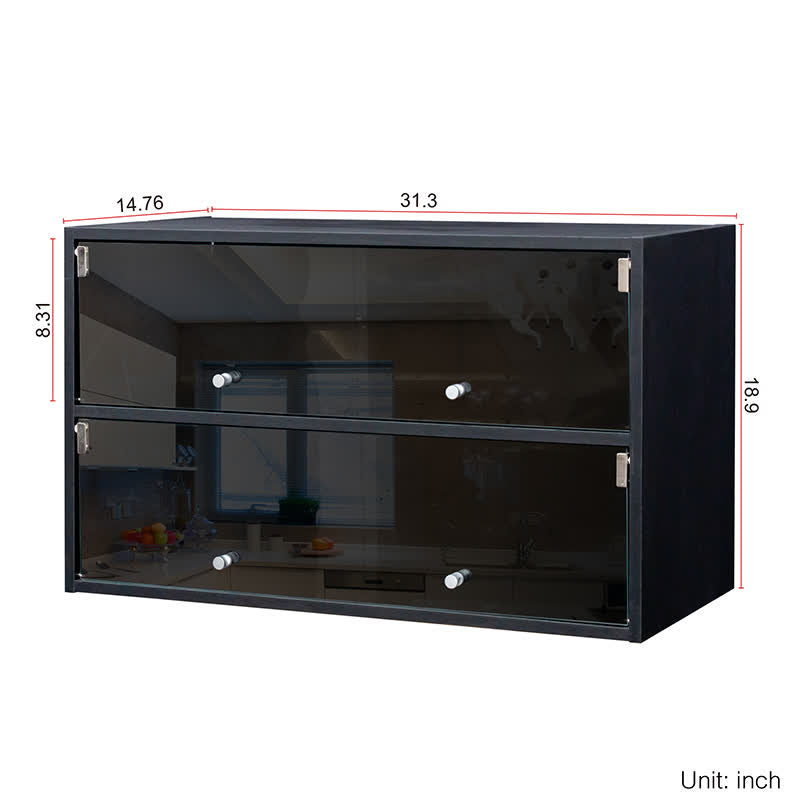 Shoe Box Storage RGB Led Light Cabinet