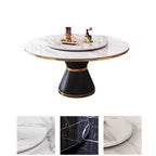 Modern Simple Turntable Marble Round Table