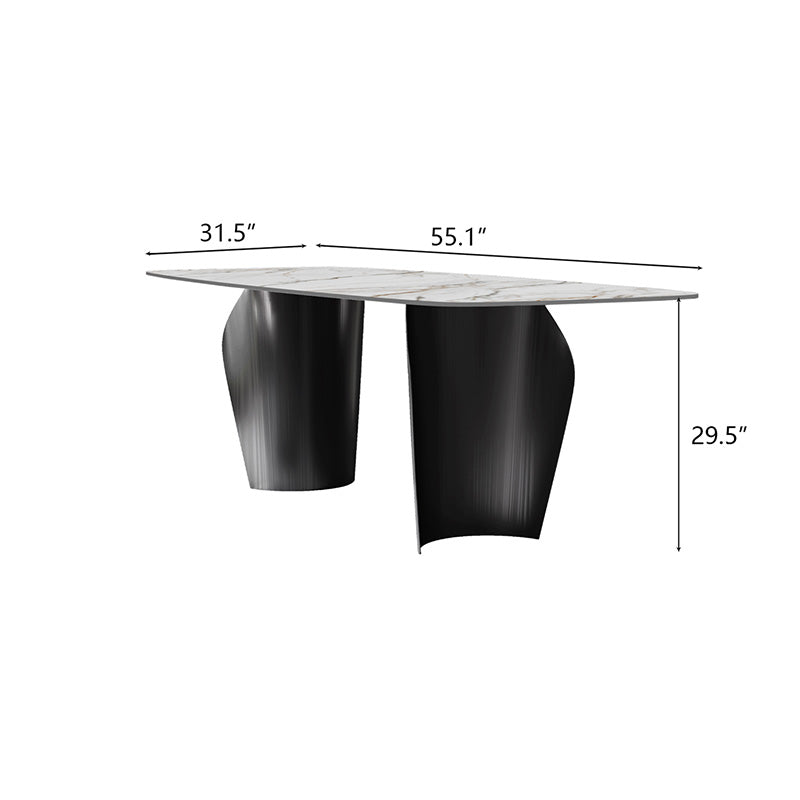 Modern Dining Table Stable Three-Dimensional Base