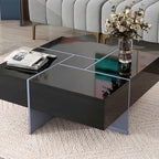 Extendable Coffee Table Square Cocktail Table - image 8