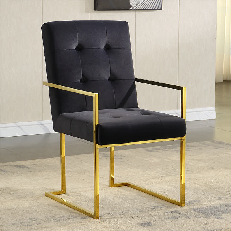 Soft Velvet Dining Arm Chair