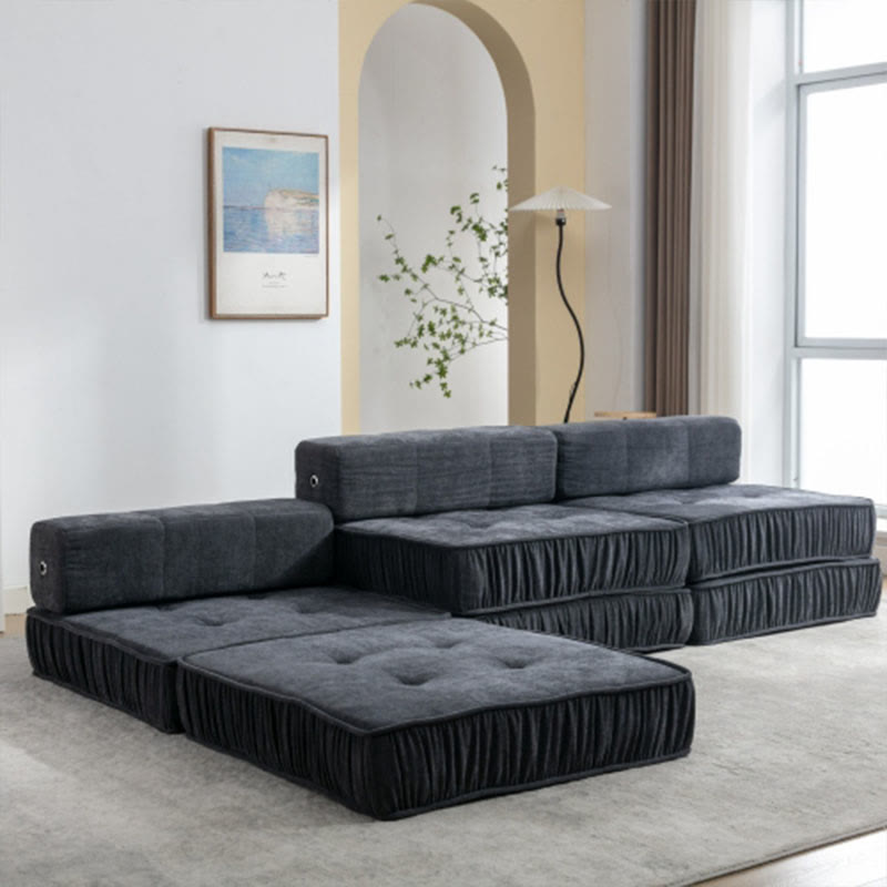 Convertible Installation-Free Compression Folding Sofa Bed