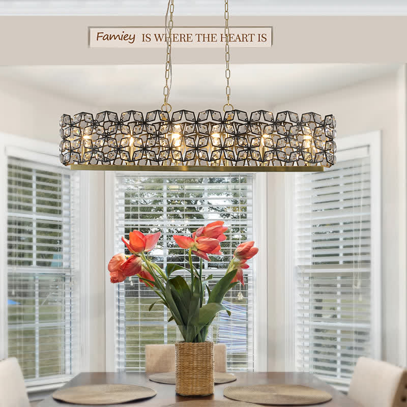 Crystal Ceiling Chandelier Luxury Light Fixture