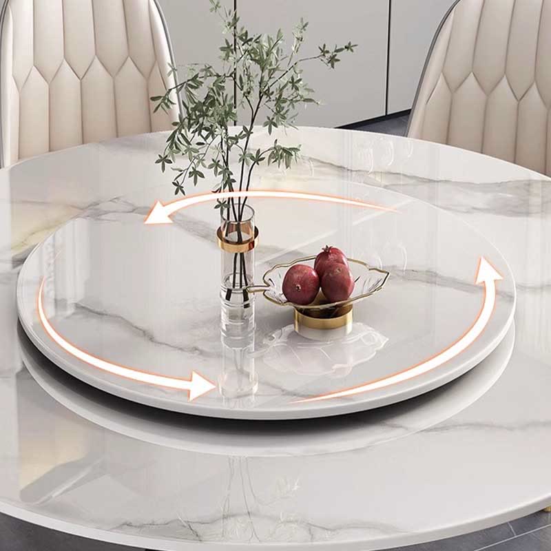 Modern Simple Turntable Marble Round Table