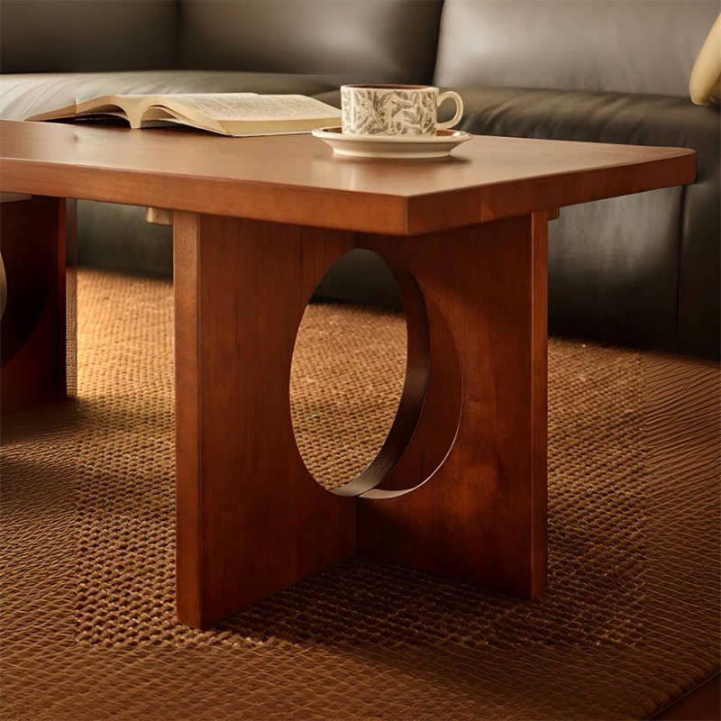 Special Shaped Solid Wood Coffee Table