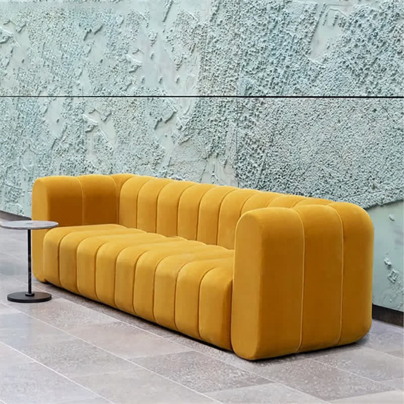 87.8" Modern Luxury Velvet Upholstered Sofa