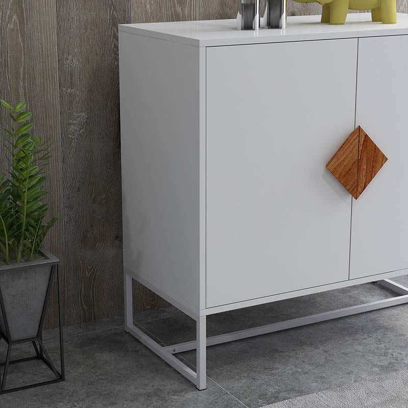 Wooden Sideboard Storage With Open-Doors