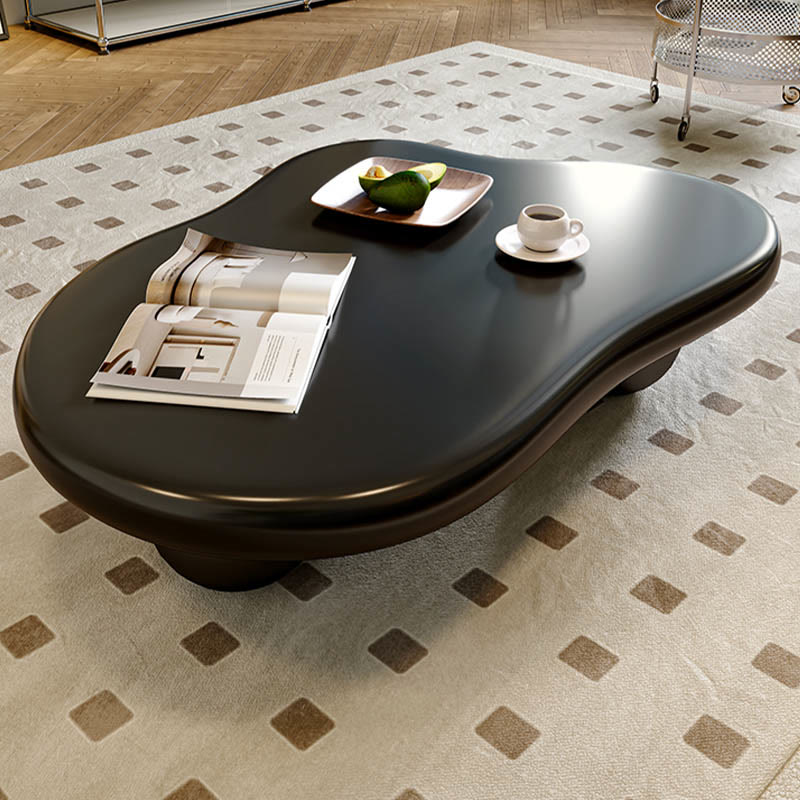 Black Cloud Round Edge Coffee Table