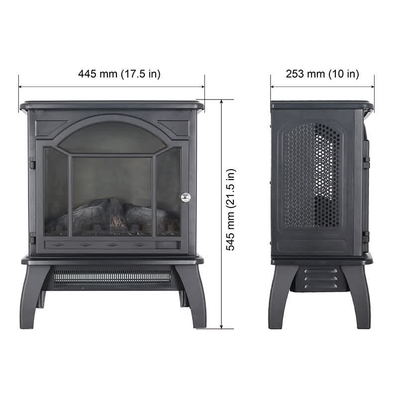 3D Infrared Electric Stove Fireplace