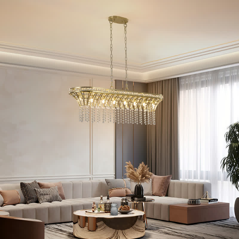 Island Light Crystal Ceiling Chandelier Kitchen - image 7
