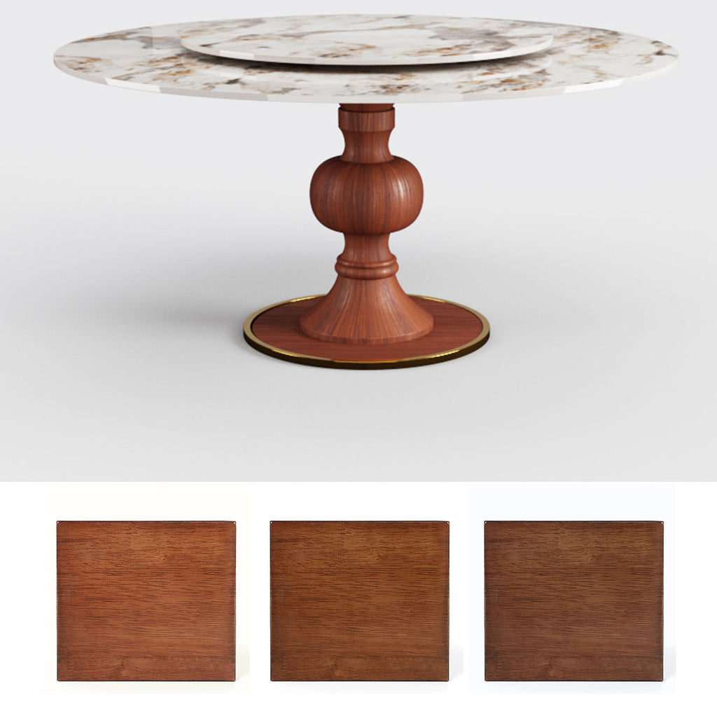 Solid Wood Sample For Dining Table Base