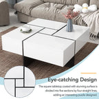 Extendable Coffee Table Square Cocktail Table - image 13