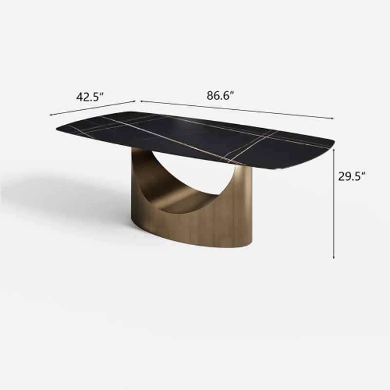 Kitchen U-shaped Minimalist Dining Table