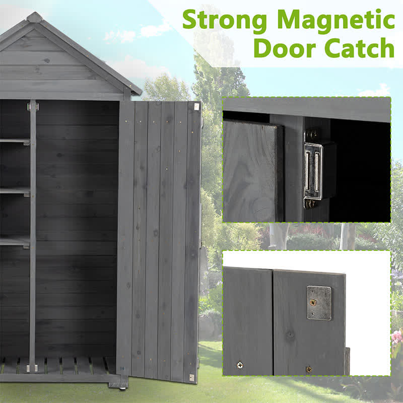 Garden Wood Tool Shed 5.8ft x 3ft - image 5