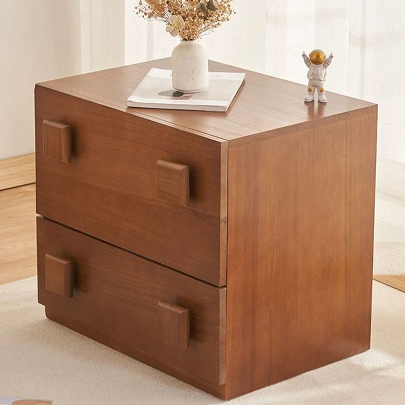 Mid-Century Nightstand Simple Bedside Cabinet