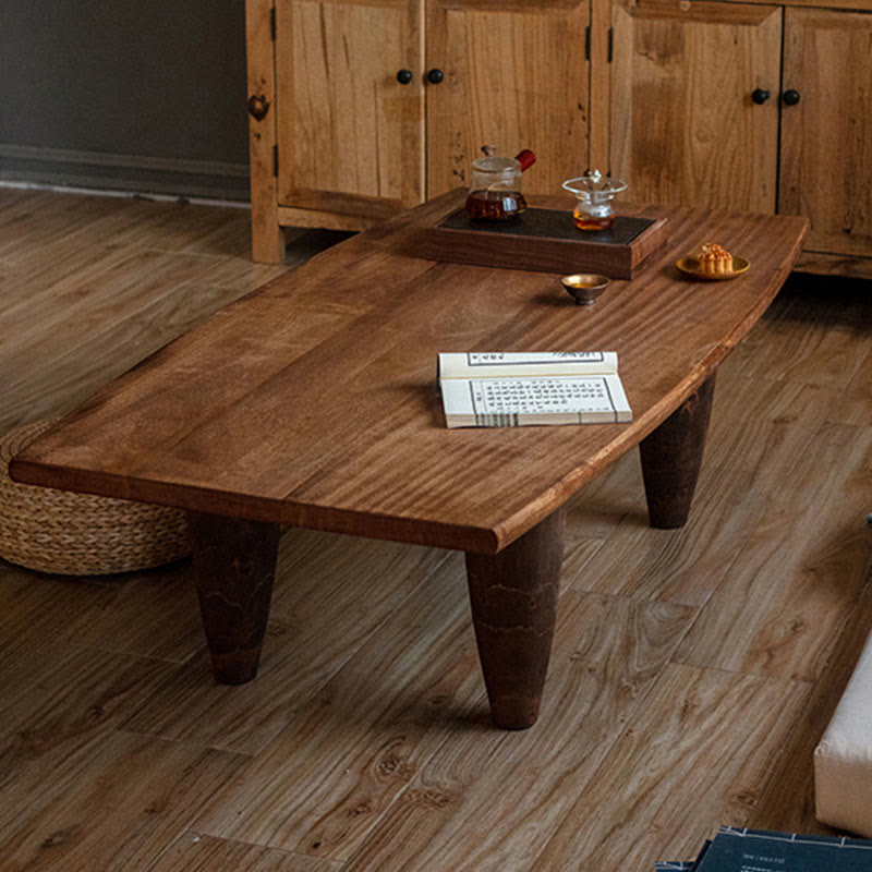 Simple Ash Wood Square Coffee Table