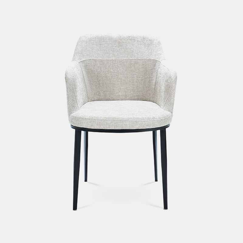 2x Cotton Linen Fabric Lips Dining Chairs