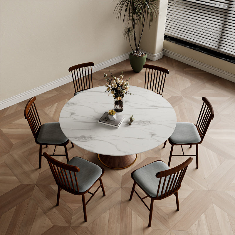 Mid-Century Modern Round Dining Table