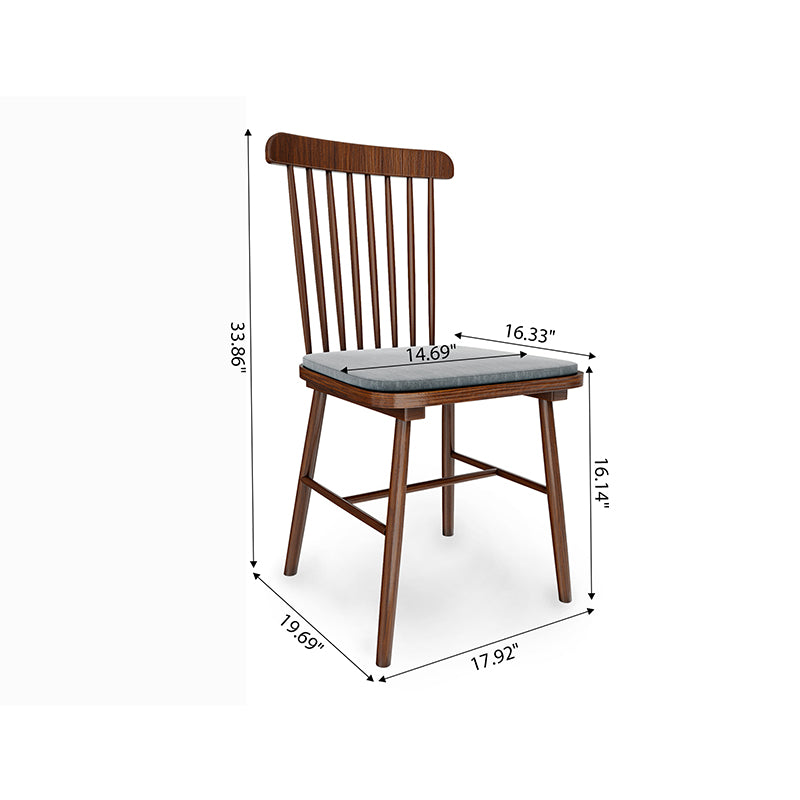 Farmhouse Retro Wood Dining Room Chairs