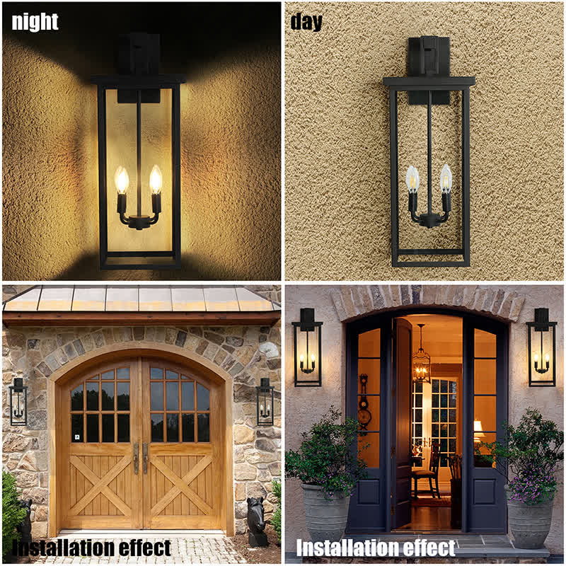 Outdoor Wall Light Farmhouse Lighting 4-Light