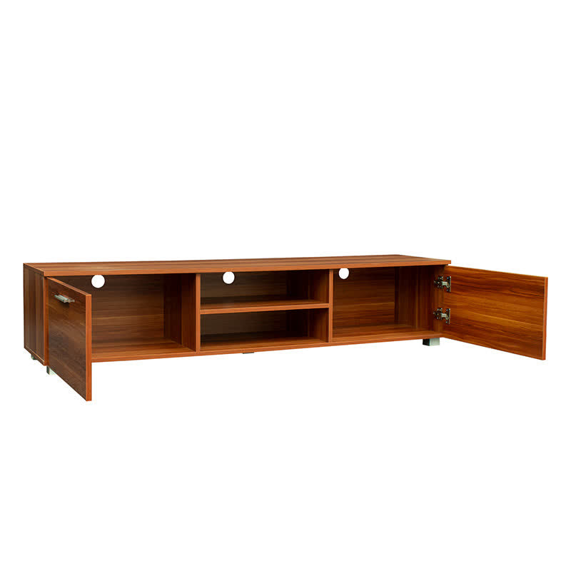 TV Stand Open Shelves Cabinet 63"