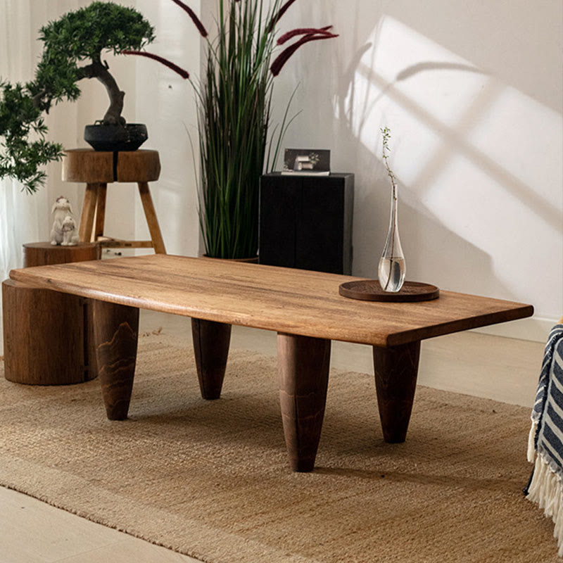 Simple Ash Wood Square Coffee Table