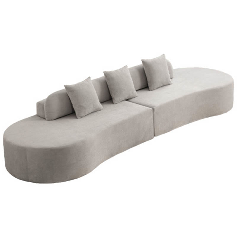 Modern Installation-Free Compression Upholstered Sofa