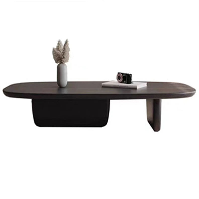 Simple Square Ash Wood Tea Table